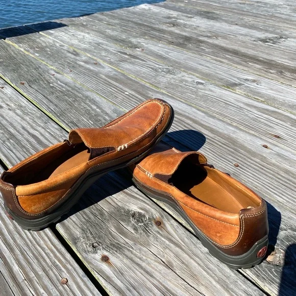 Cole Haan Tucker Loafer Leather Venetian Slip Loafer C03559 Men's 10 M Brown - Picture 3 of 8